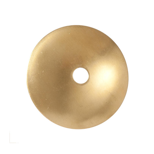 Brass Neckless Holder Cover for Neckless Shades with a 1-5/8"-2" Opening, 2-3/4" Diameter (11776UT)