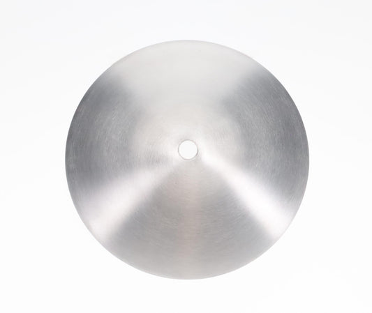 Neckless Ball Shade Cover for 4" Openings, Unfinished Aluminum, 5-1/4" Diam (11792ALT)