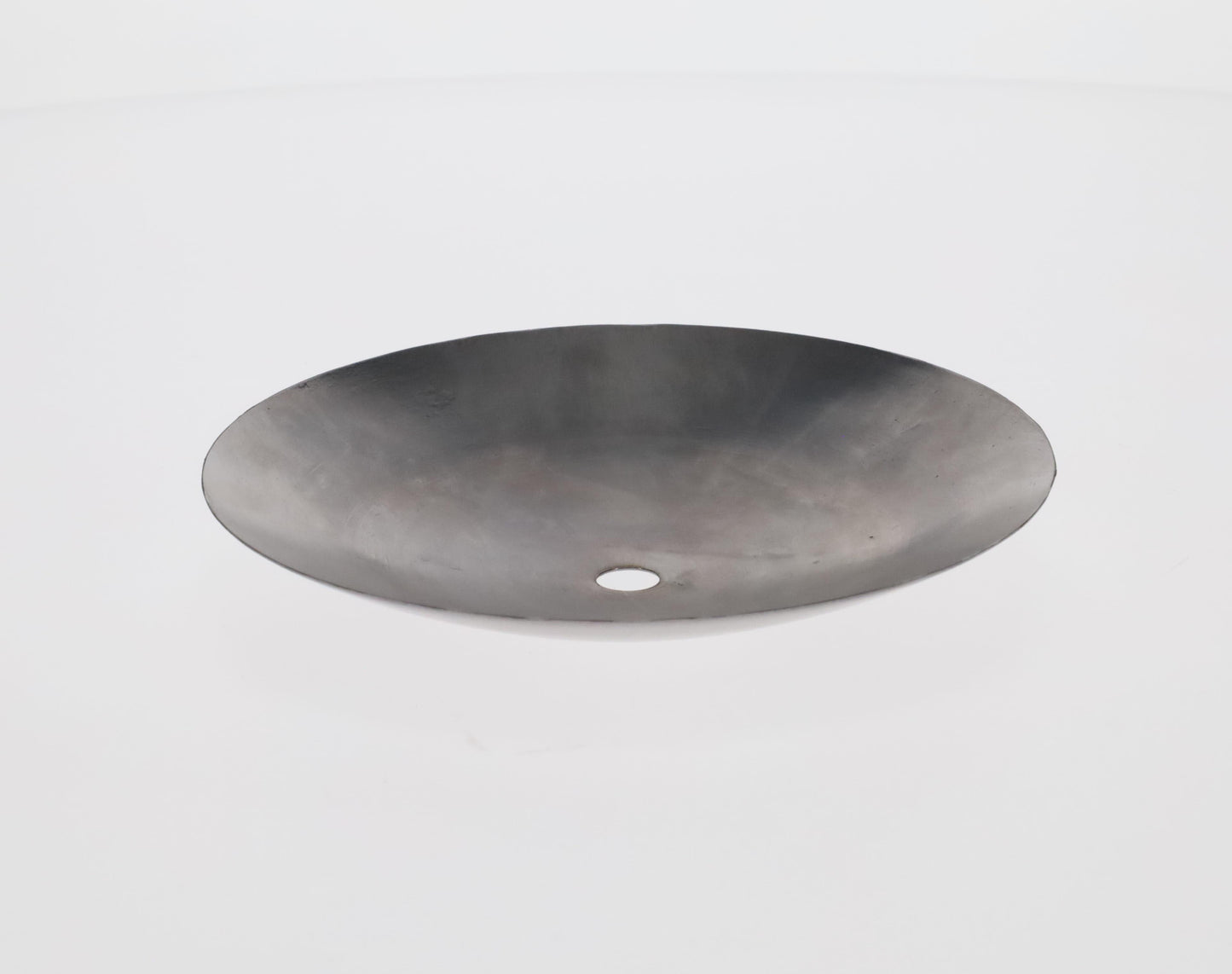 Neckless Ball Shade Cover for 4" Openings, Unfinished Steel, 5-1/4" Diam (11792ST)