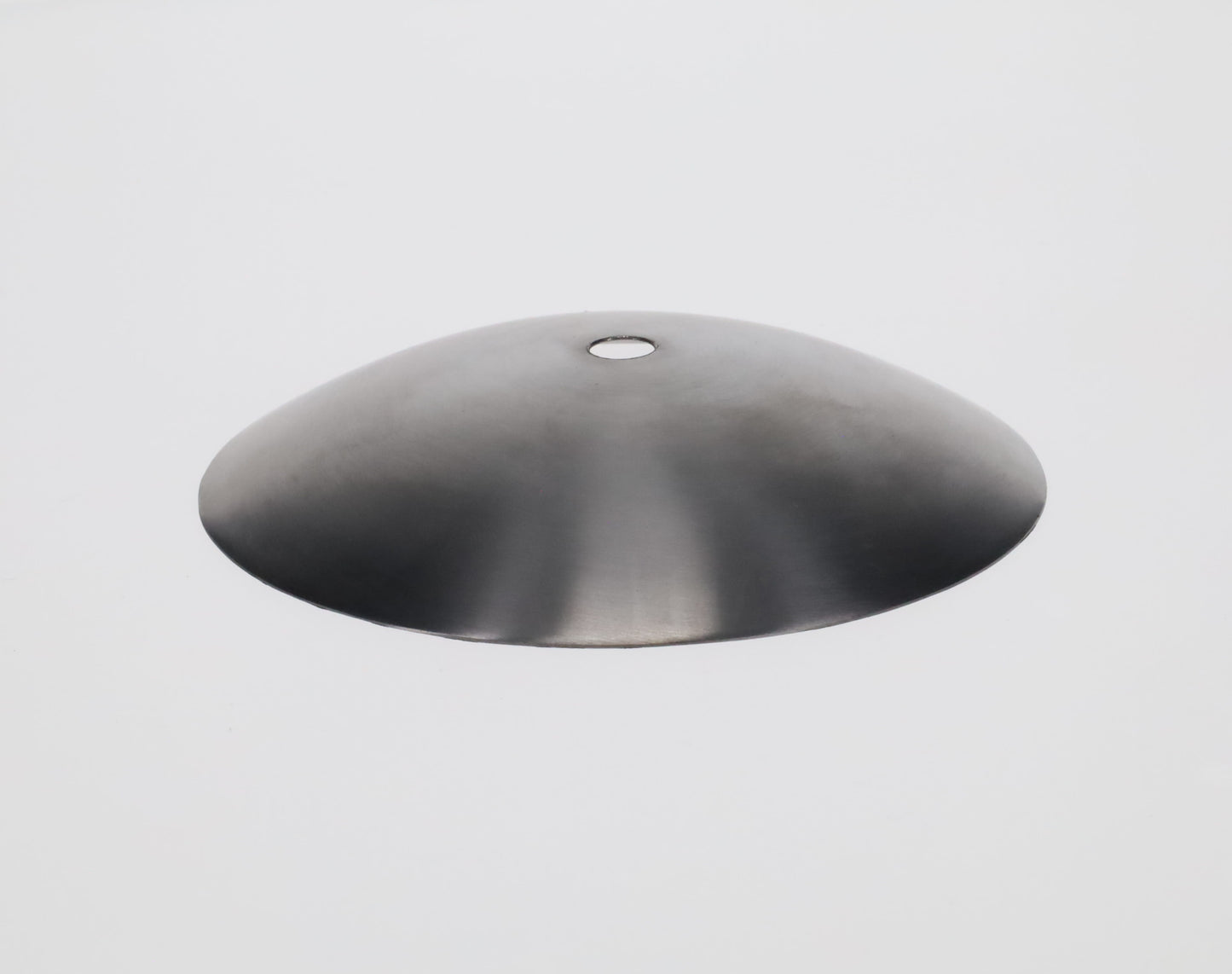 Neckless Ball Shade Cover for 4" Openings, Unfinished Steel, 5-1/4" Diam (11792ST)