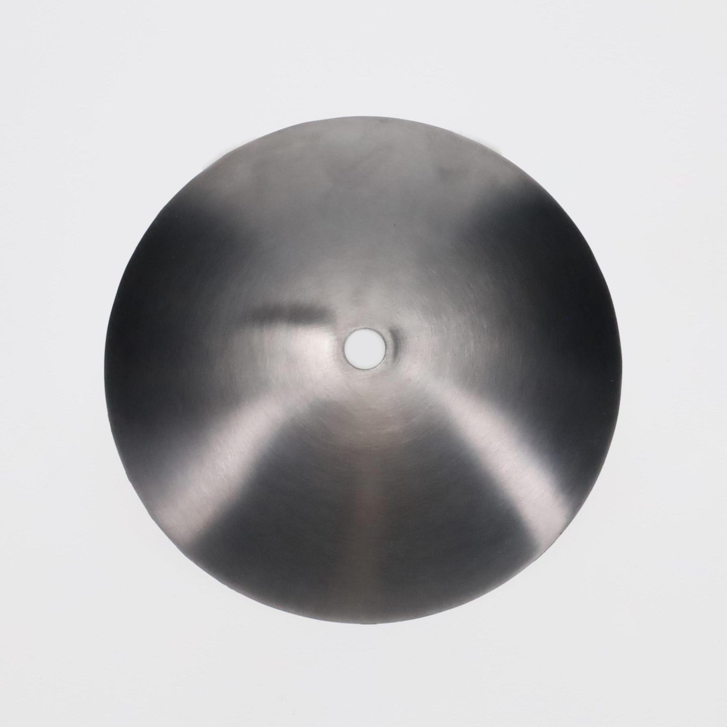 Neckless Ball Shade Cover for 4" Openings, Unfinished Steel, 5-1/4" Diam (11792ST)