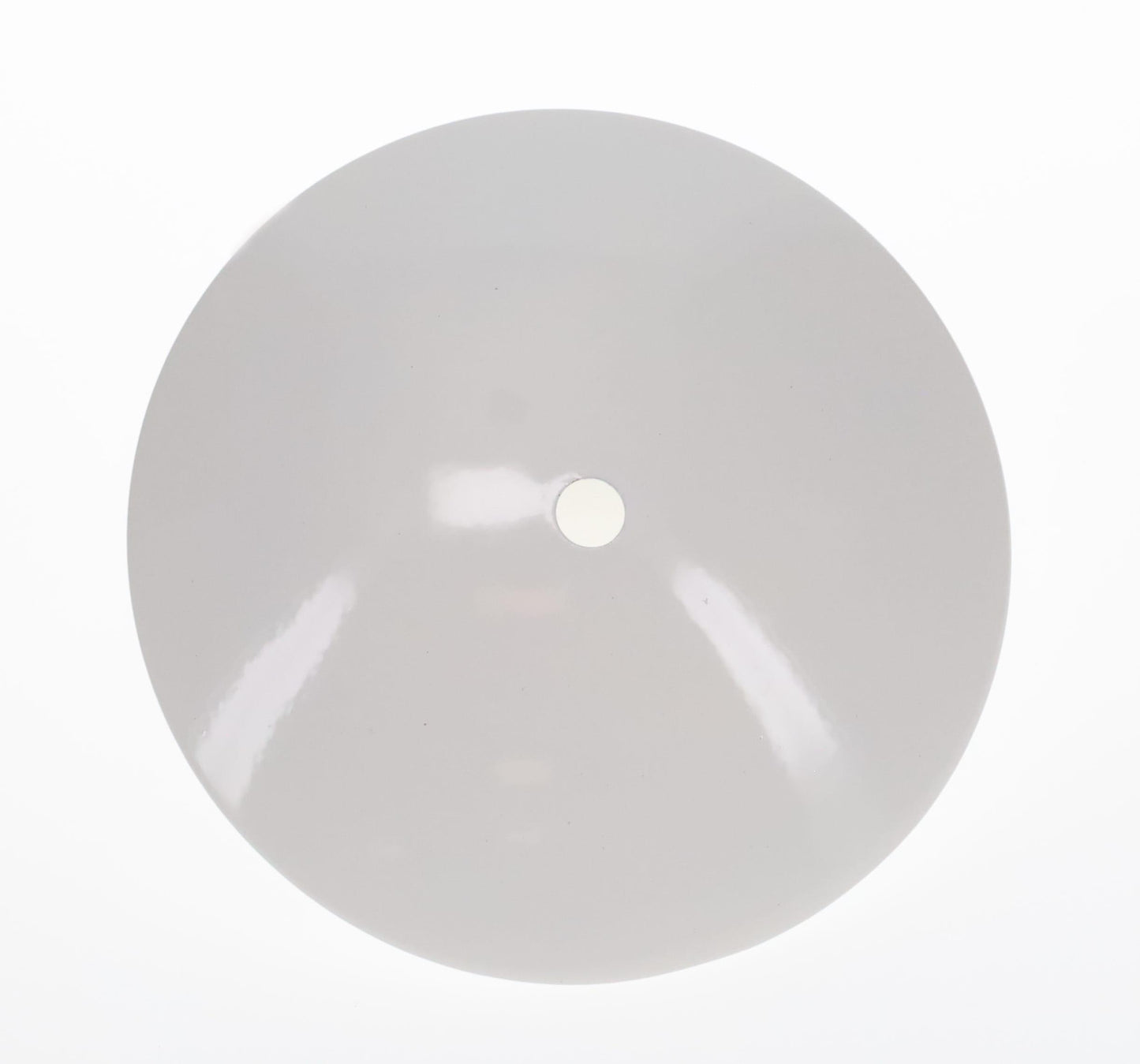 Neckless Ball Shade Cover for 4" Openings, Gloss White, 5-1/4" Diam (11792T)