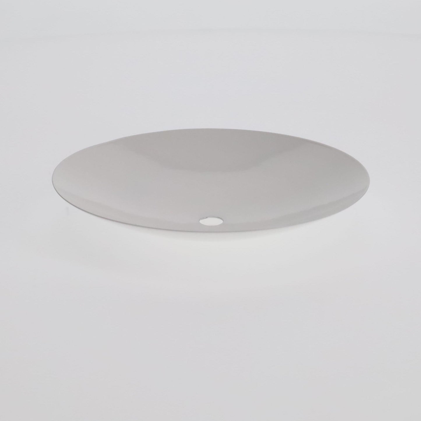 Neckless Ball Shade Cover for 4" Openings, Gloss White, 5-1/4" Diam (11792T)