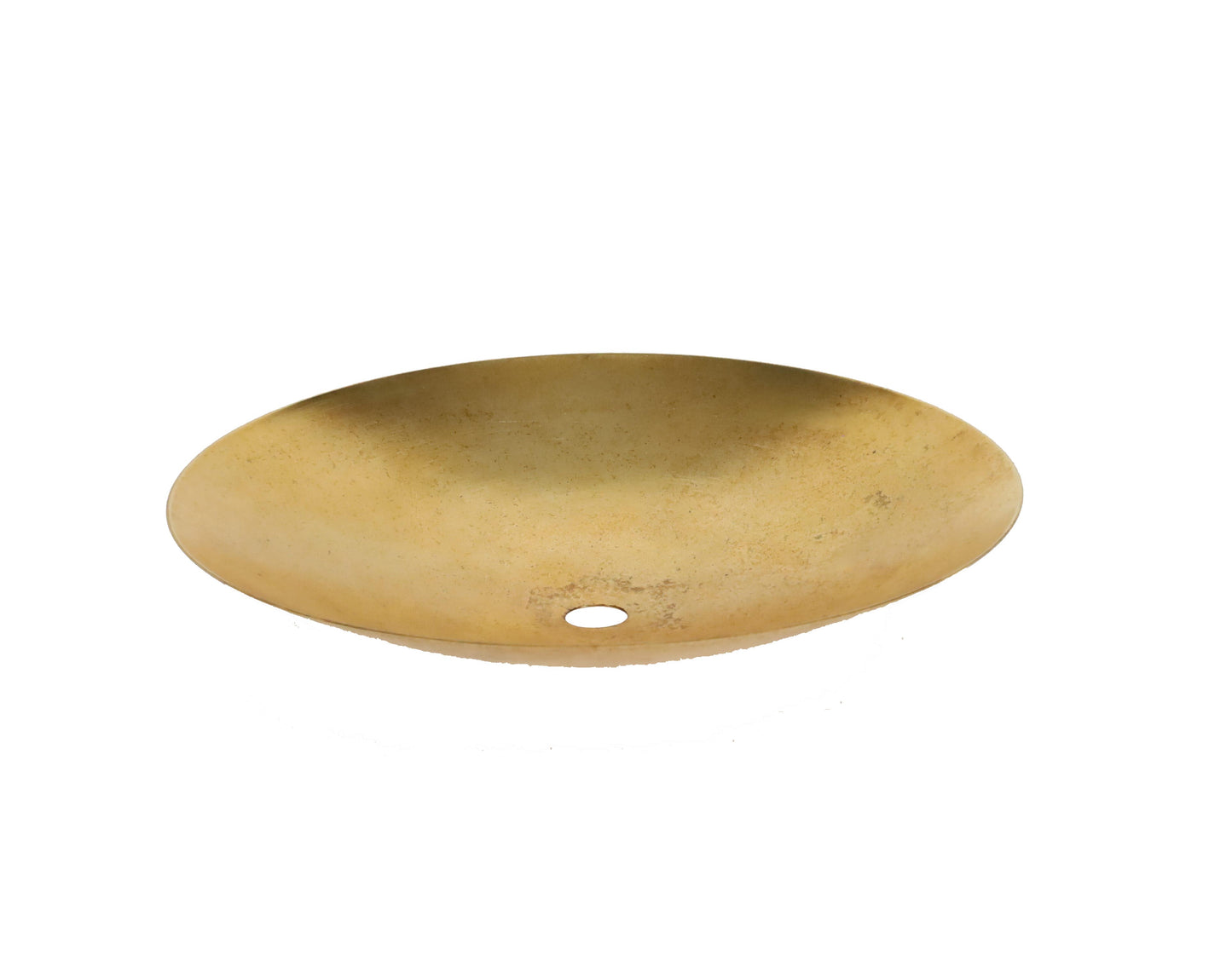 Neckless Ball Shade Cover for 4" Openings, Unfinished Brass, 5-1/4" Diam (11792UT)