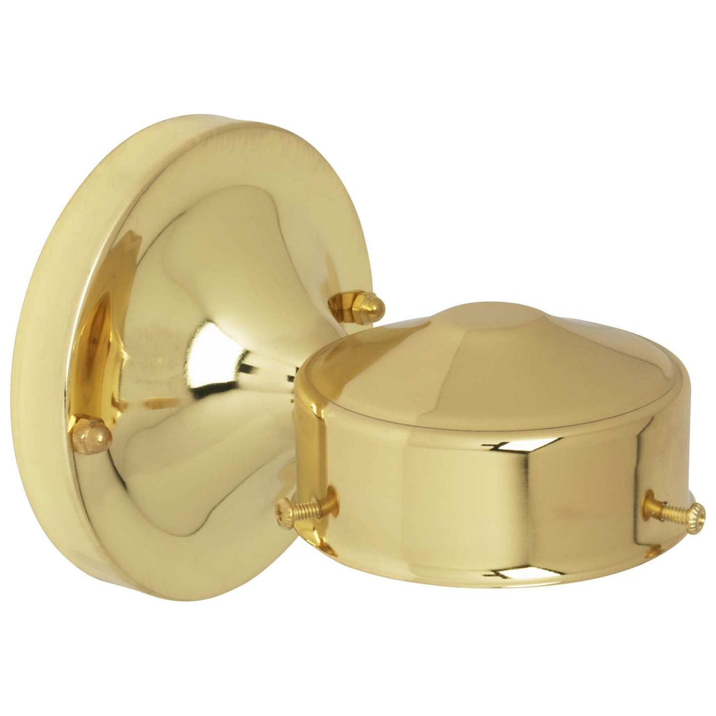 3-1/4" Fitter Wired Wall Sconce - Bracket, Brass Finish (69454)