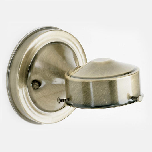 3-1/4" Fitter Wired Wall Sconce - Bracket, Antique Brass Finish (69454A)