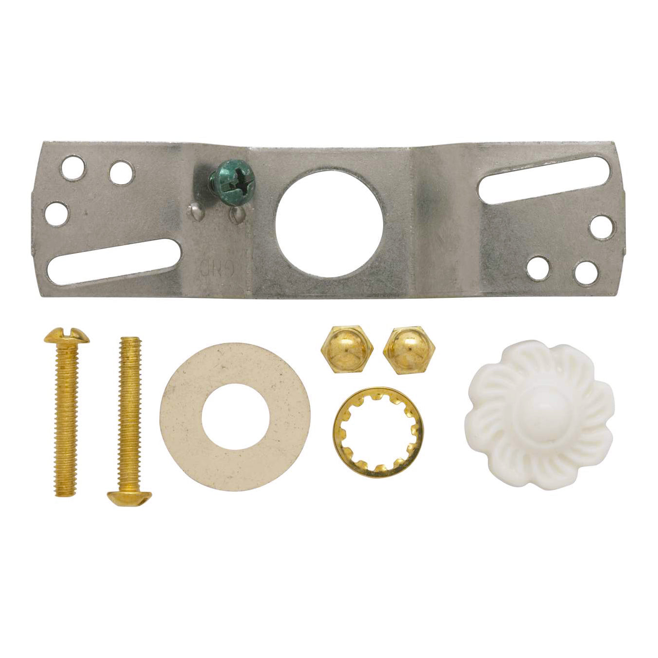 Wired Wall Sconce - Bracket, White Finish, 1-Light (69456W)