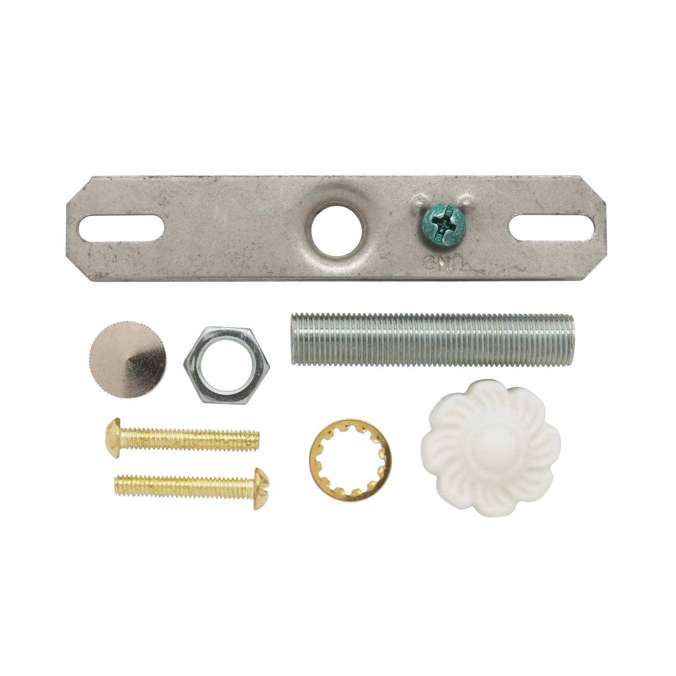Wired Wall Sconce - Bracket, White Finish, 2-Light (69457W)