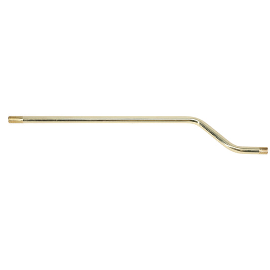 13" Bent Pipe 3/8" Diam., Figurine Assembly, Threaded both ends (12054)