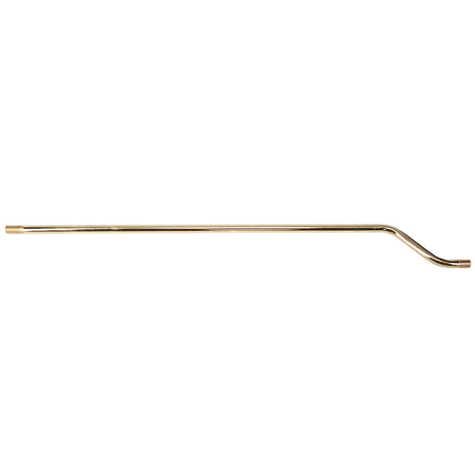 20" Bent Pipe 3/8" Diam., Figurine Assembly, Threaded both ends (12058)