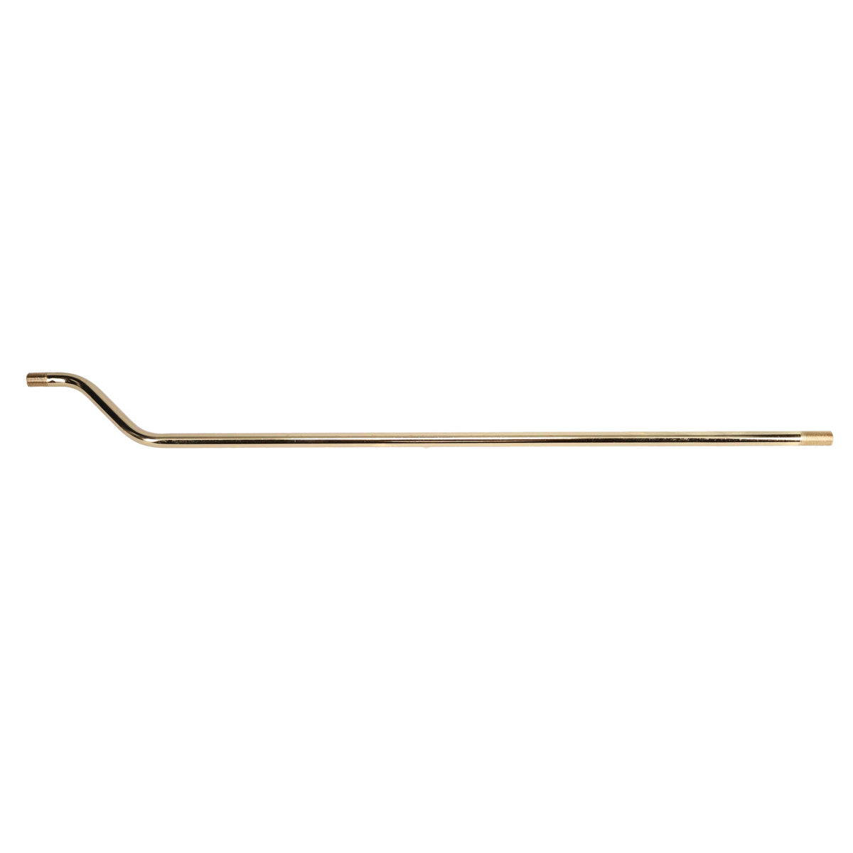 20" Bent Pipe 3/8" Diam., Figurine Assembly, Threaded both ends (12058)