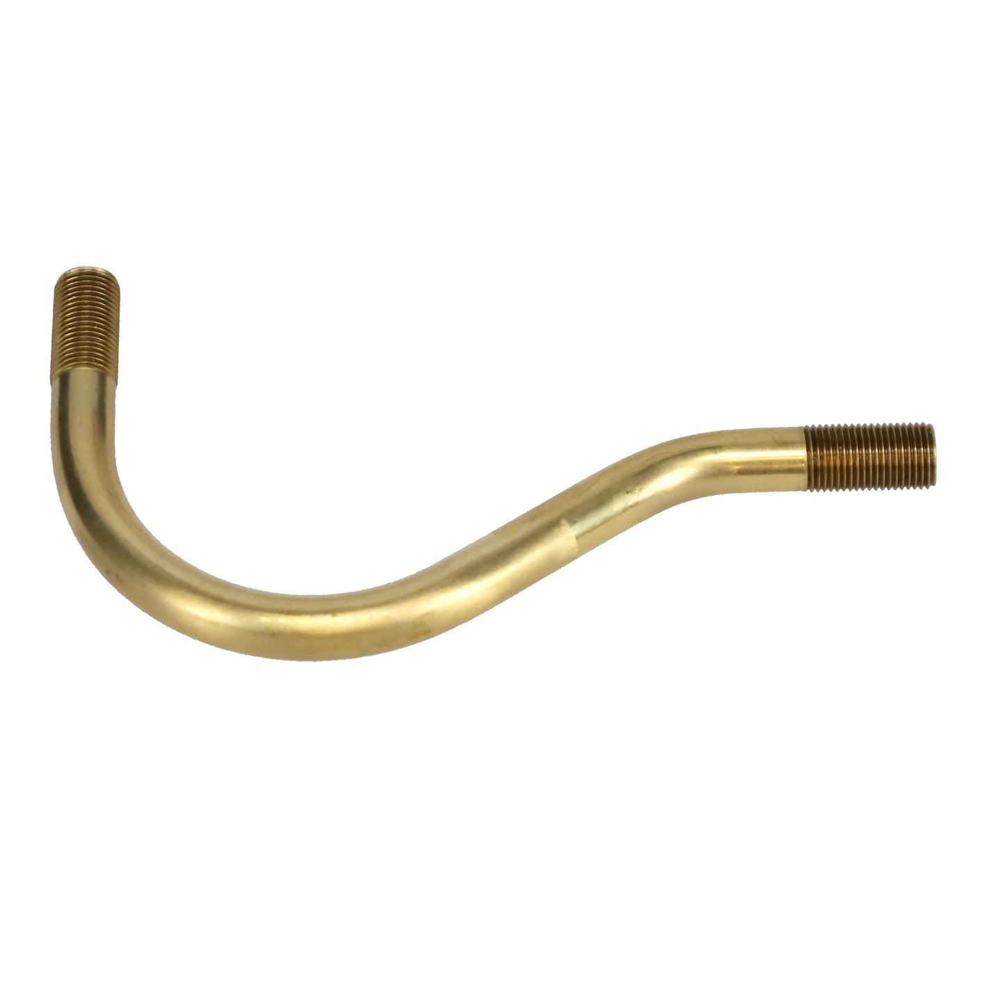 5" Long Solid Brass Pin-Up Lamp Arm, 1/8M Both Ends, Unfinished (12099U)