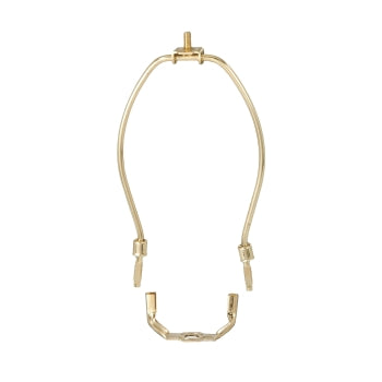 Regular Weight, Brass Plated Lamp Harps (12754)