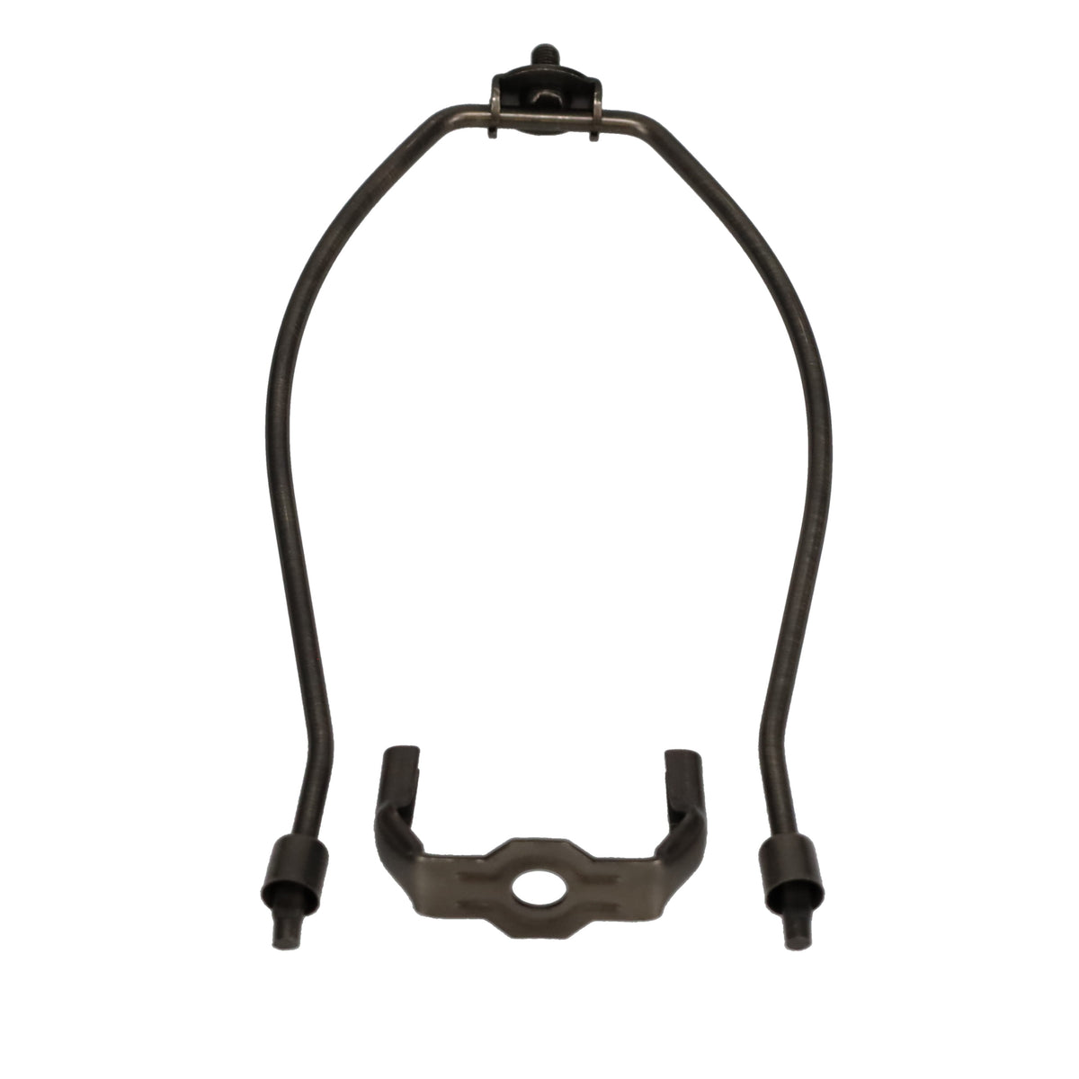 Gun Metal Lamp Harp, Heavy Weight, 8.5" Height (12757GM)