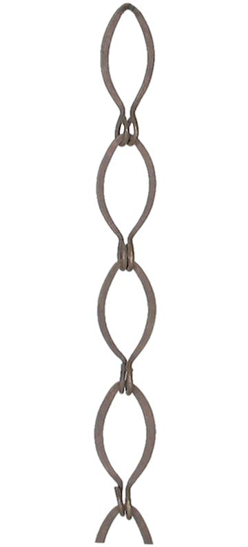 Light Duty, Oval Shape Chain w/Antique Finish (12978)