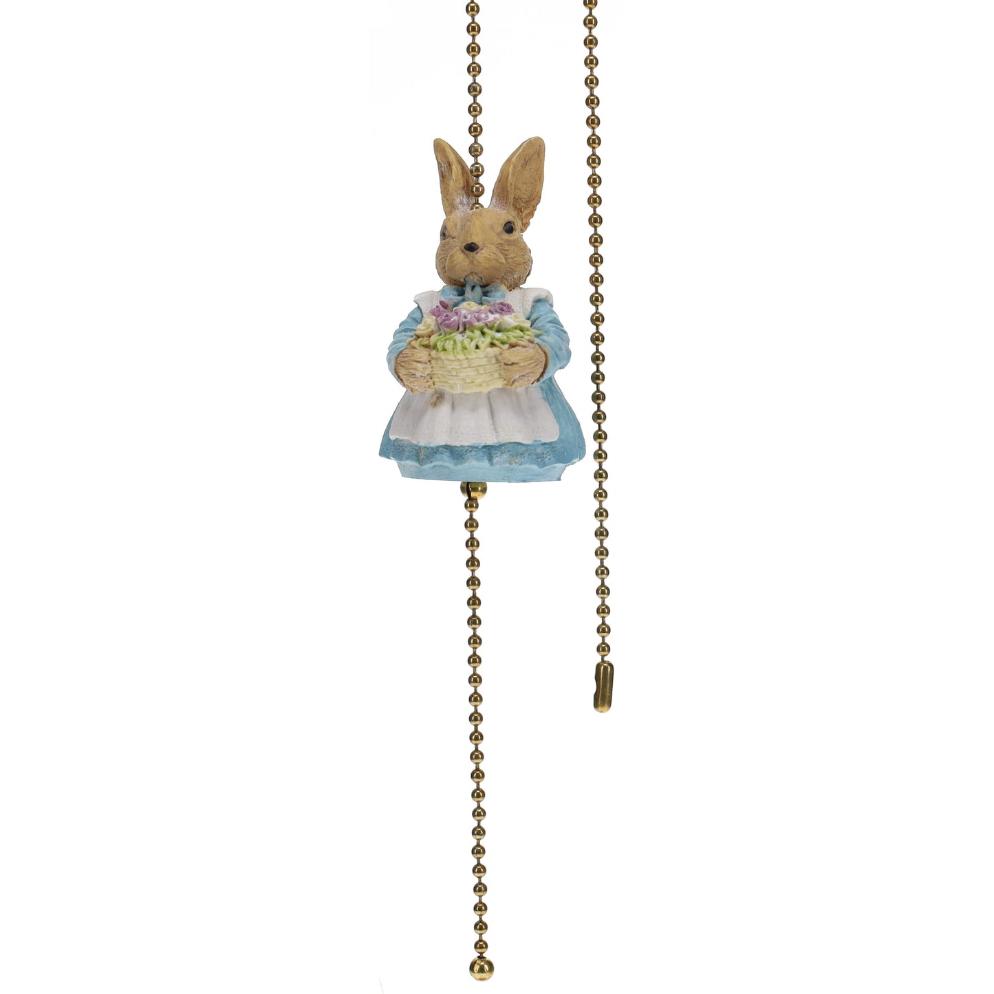 18" Length Easter Bunny Brass Pull Chain Rabbit (15000F)
