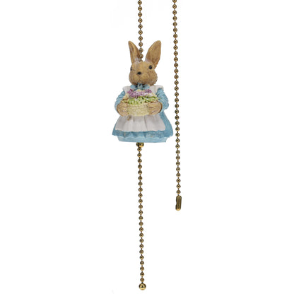 18" Length Easter Bunny Brass Pull Chain Rabbit (15000F)