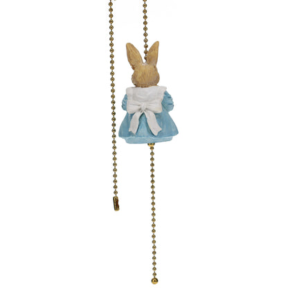 18" Length Easter Bunny Brass Pull Chain Rabbit (15000F)