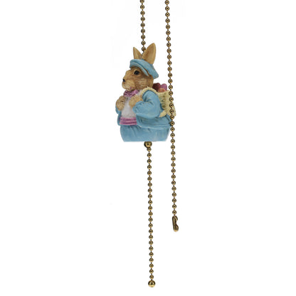18" Length Easter Bunny Brass Pull Chain Rabbit (15000M)