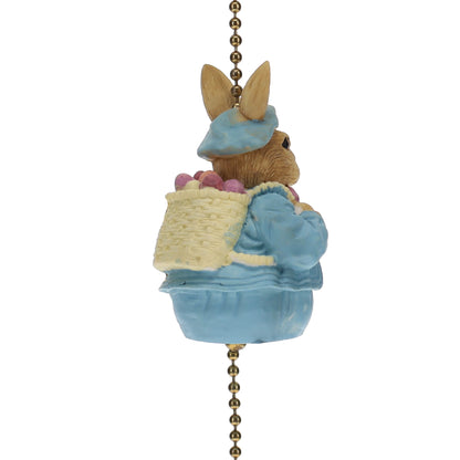 18" Length Easter Bunny Brass Pull Chain Rabbit (15000M)