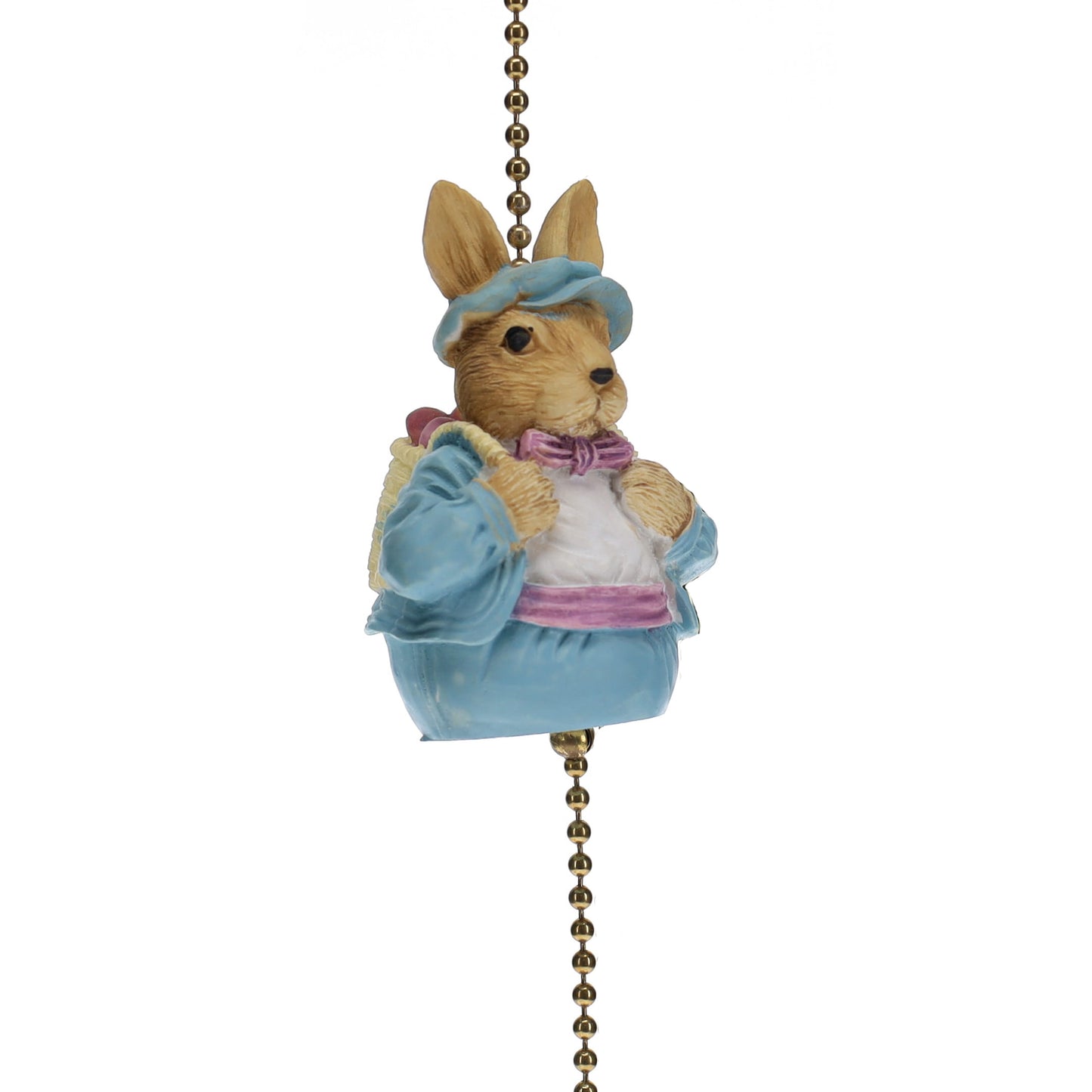 18" Length Easter Bunny Brass Pull Chain Rabbit (15000M)