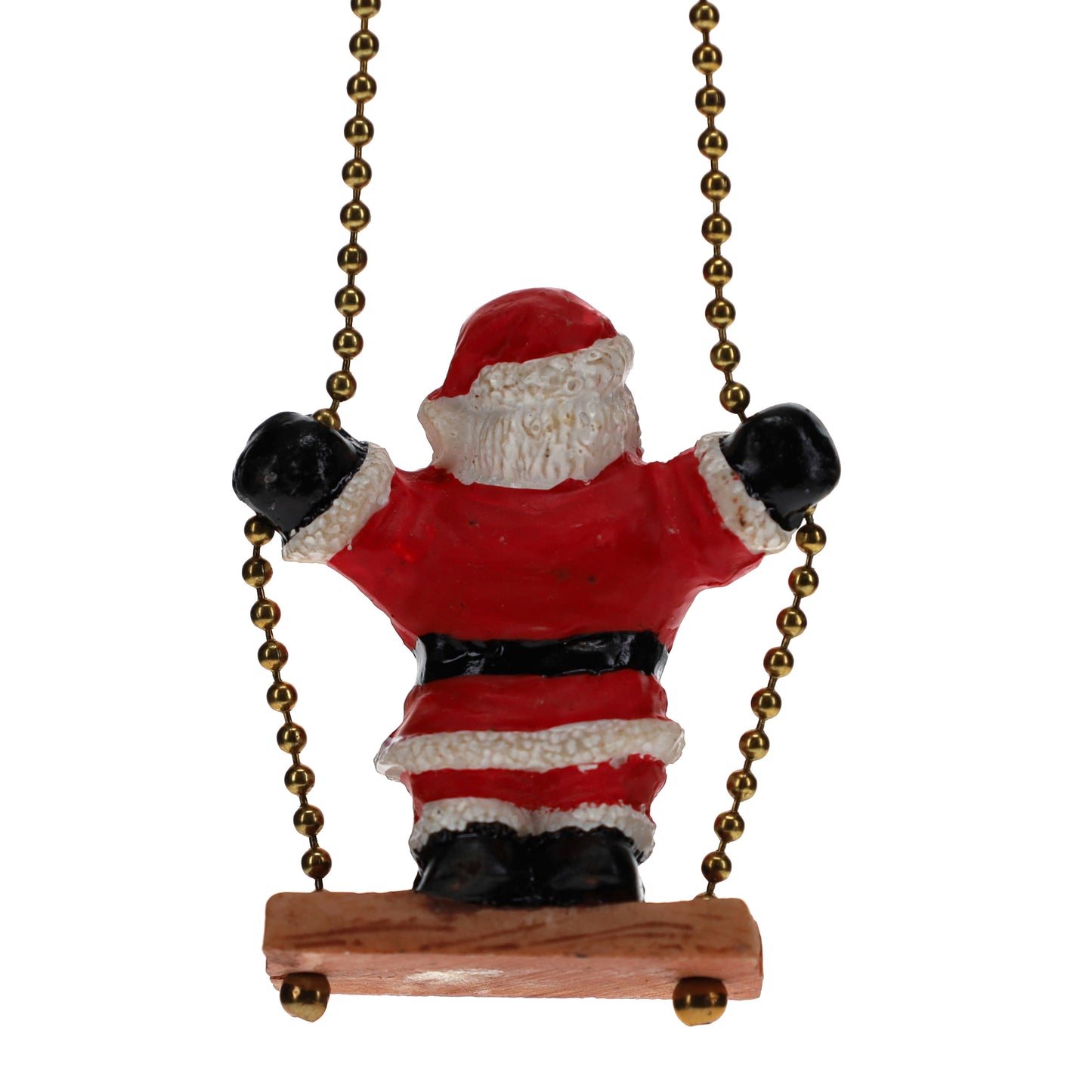 15-1/4" Length Brass Pull Chain Christmas Santa Claus Swing (15040)