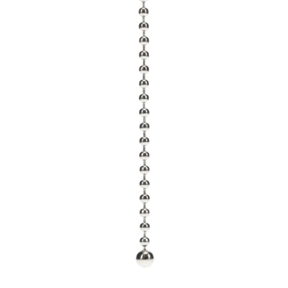 18" Length Nickel Pull Chain #6 Bead with Ball (15045)