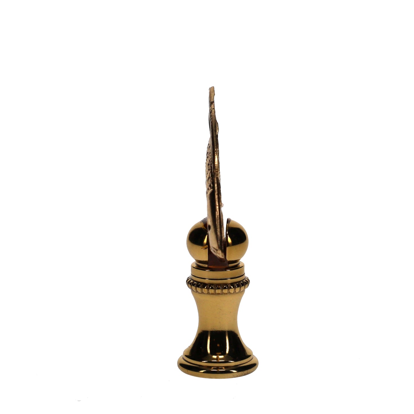 2" Tall Brass Finial Tropical Fish 1/4-27F Tap (15109)