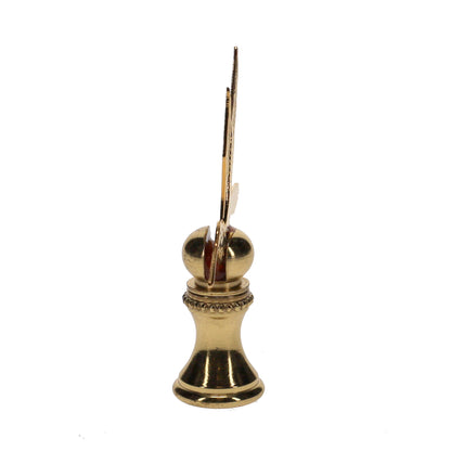 2-1/2" Tall Brass Finial Hummingbird 1/4-27F Tap (15123)