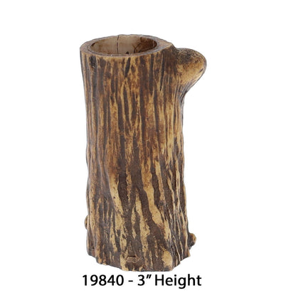 Resin Antler Style Candle Covers, Choice of 3", 4" or 6" Sizes (19840)