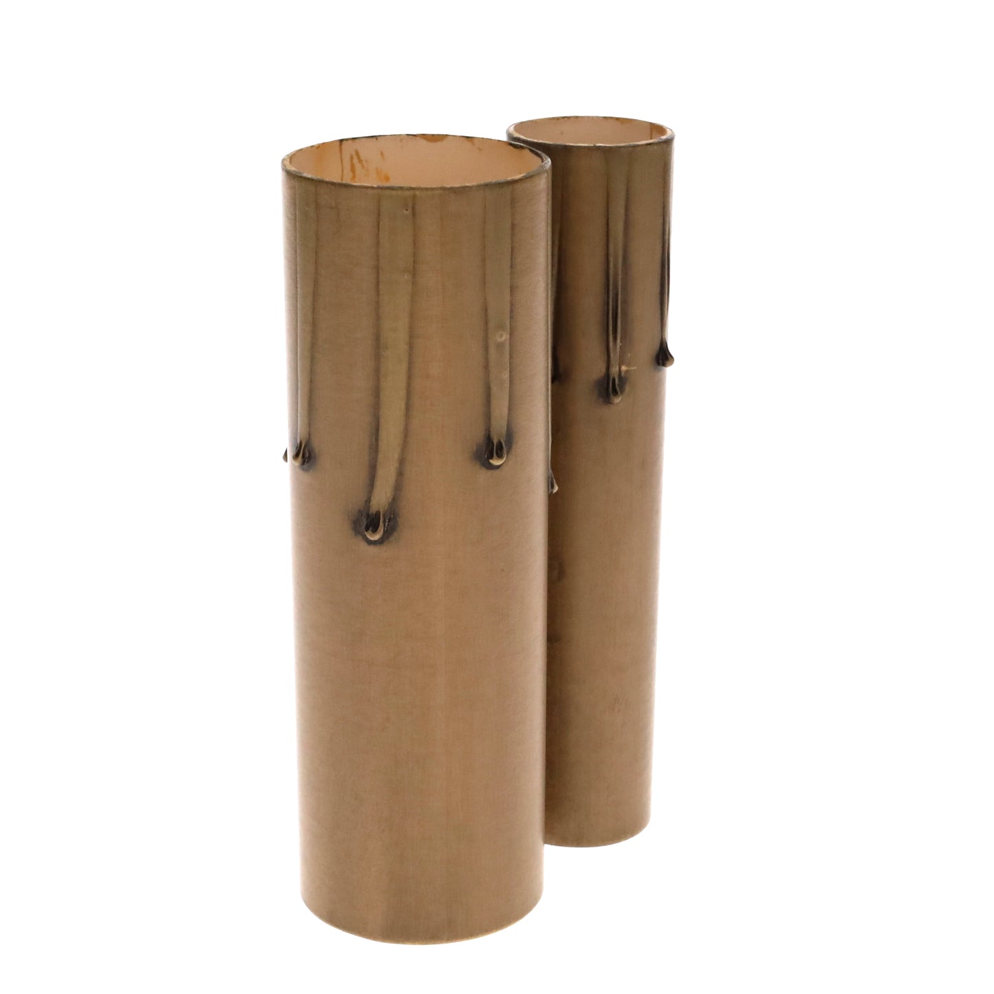 Antique Style Paper Board Candle Cover, CANDELABRA or MEDIUM Bases, Choice of Length (19890A)