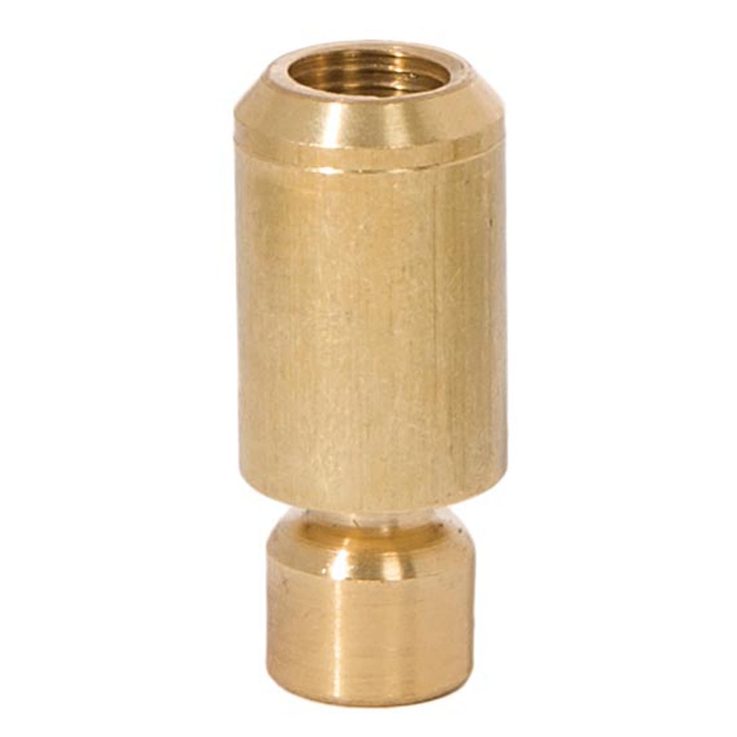 1-3/8" Tall Modern Brass Swivel, Tap 1/8F x 1/8F, Unfinished (20523U)