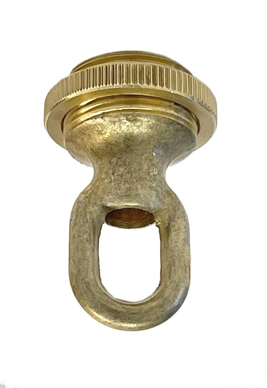 1 3/4" ht. Brass Screw Collar Loop, Tap 1/8F (20852U)