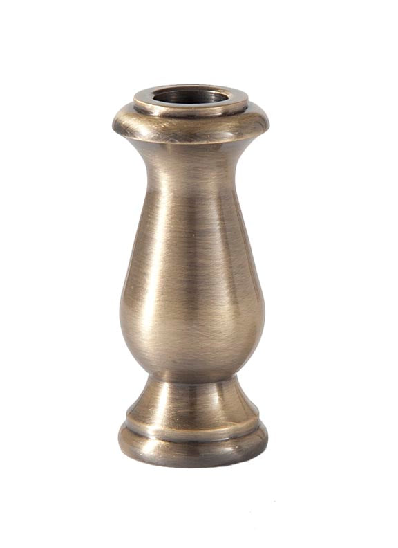 2 Inch Spindle 2 Inch Antique Brass Spindle 1/8 IP Slip (20862A) - Antique Lamp Supply ...