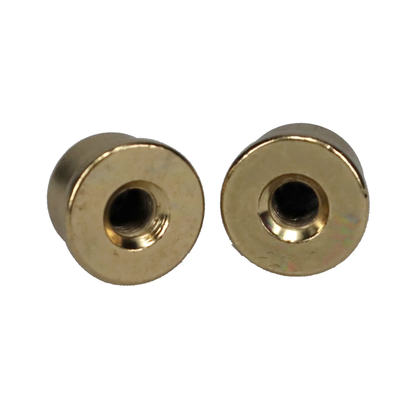 *TWO* - 1/2" Tall x 3/4" Diameter Brass Plated Finial 1/4-27F Tap (20961ALT2)