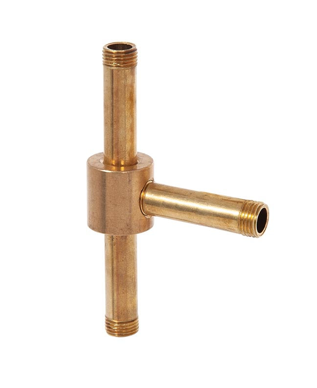 Brass 3-Way Armback, 1/8F x 1/8F x 1/8F (21148U)