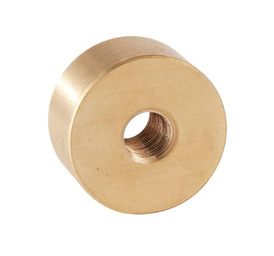 5/8 Inch Height, Brass Straight Disk Arm Back/Neck, 1/8F top & bottom, No side holes (21297U)