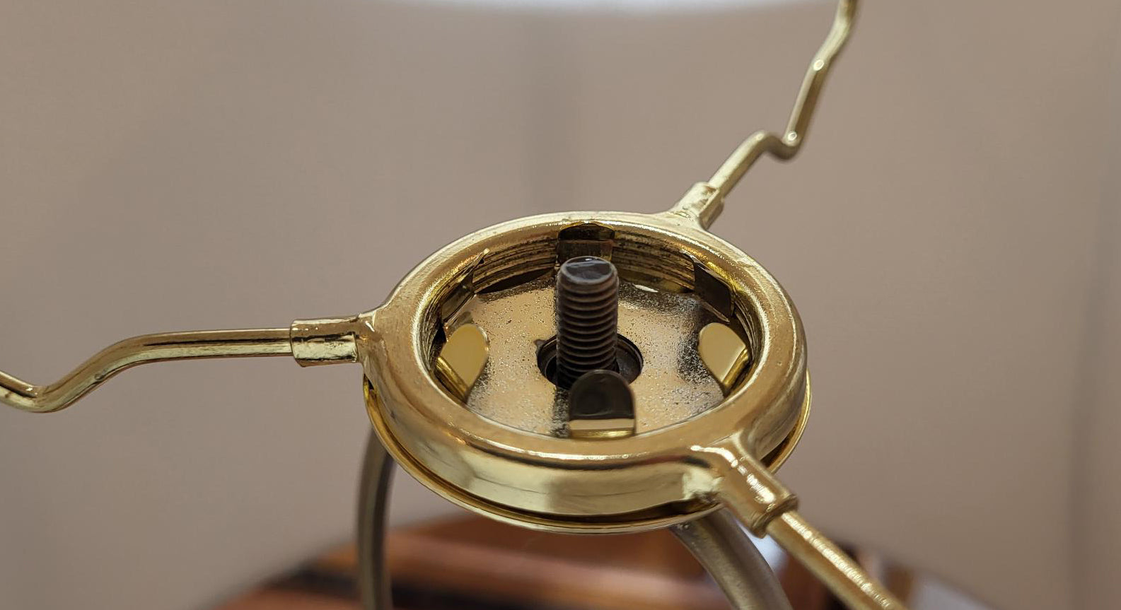Brass finish UNO to washer adapter for Lamp Shade Fitters (22119 ...