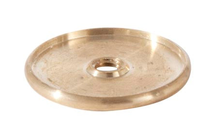 1-1/4" Turned Brass Seating or Check Ring with Rounded Edge, Tapped 1/4-27F(#22539U1427)