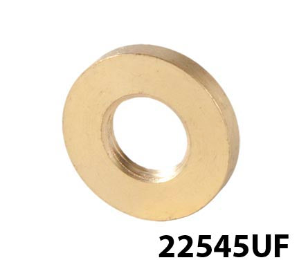 Turned Brass, 1/8F (3/8" dia. opening) Seating Rings or Check Plates with Straight Edge, 4 sizes available