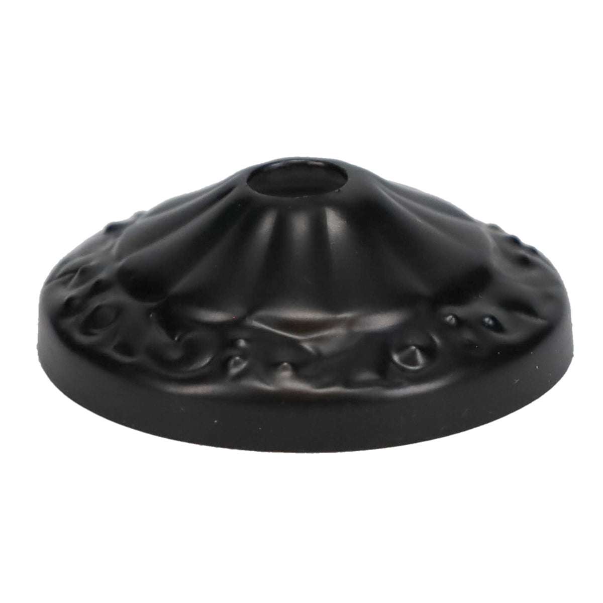 2" Diam. Vase Caps with Black Finish slip 1/8IP (slips 3/8" diameter pipes) (22655)