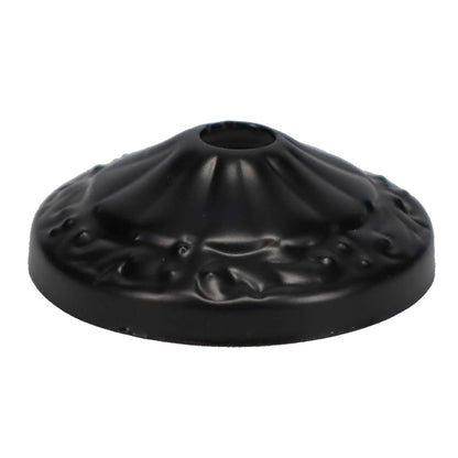 2" Diam. Vase Caps with Black Finish slip 1/8IP (slips 3/8" diameter pipes) (22655)