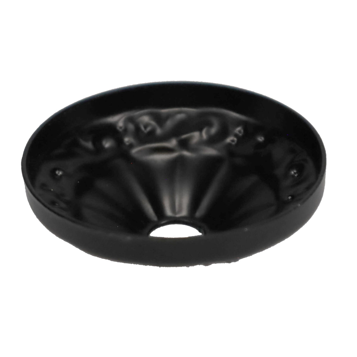 2" Diam. Vase Caps with Black Finish slip 1/8IP (slips 3/8" diameter pipes) (22655)