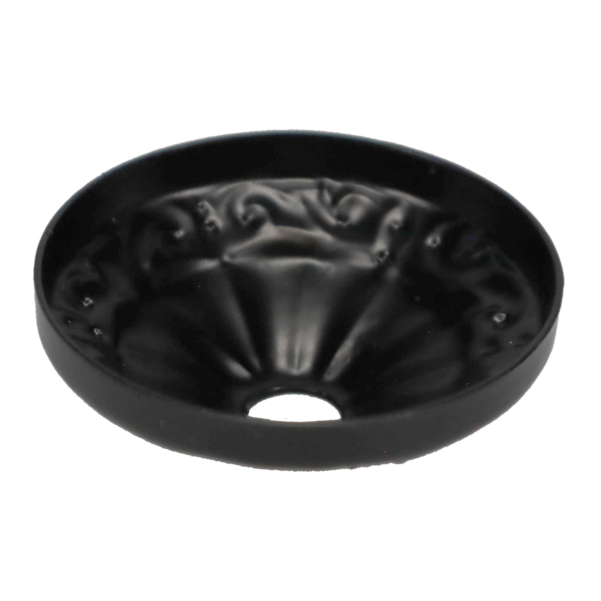2" Diam. Vase Caps with Black Finish slip 1/8IP (slips 3/8" diameter pipes) (22655)