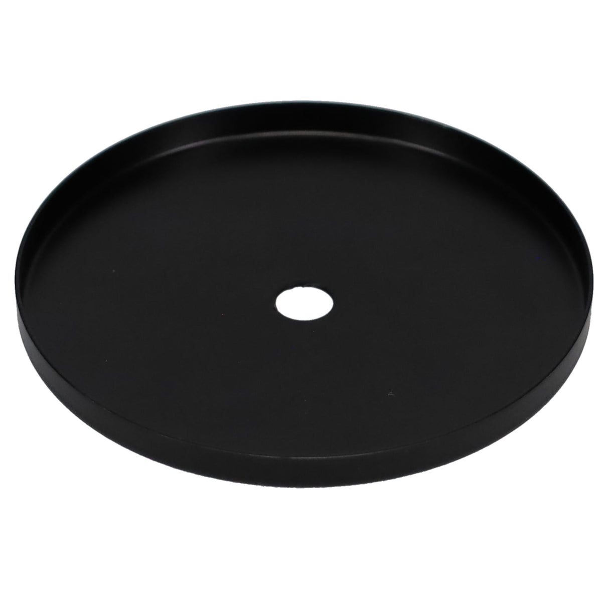 3-3/4" Diam. Vase Caps with Black Finish slip 1/8IP (slips 3/8" diameter pipes) (22656)