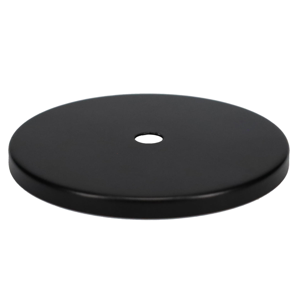 3-3/4" Diam. Vase Caps with Black Finish slip 1/8IP (slips 3/8" diameter pipes) (22656)