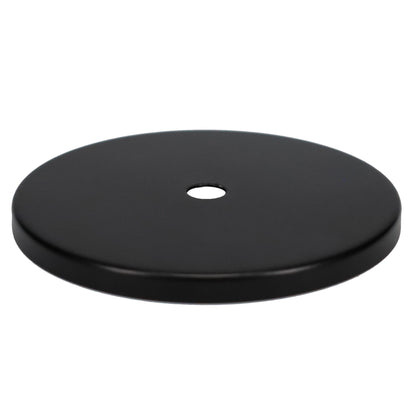 3-3/4" Diam. Vase Caps with Black Finish slip 1/8IP (slips 3/8" diameter pipes) (22656)
