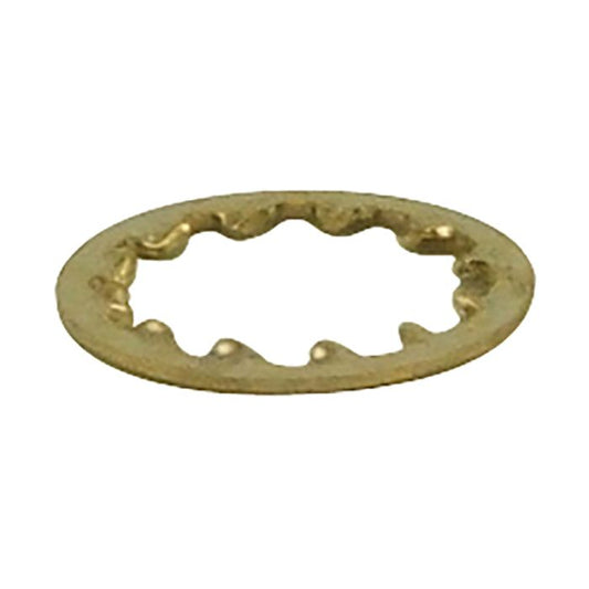 Brass Plated Steek Lock washer, Rust Proof, 1/8IP Slip (22702BP)