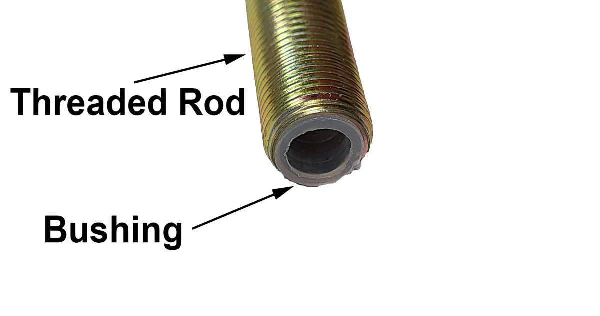 Clear Plastic Pipe Bushing and Lamp Cord Protector for 1/4IPS Pipe (26927)