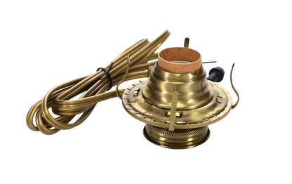#2 Antique Brass Plated Electric Burner, Choice of Cord Color (30300)
